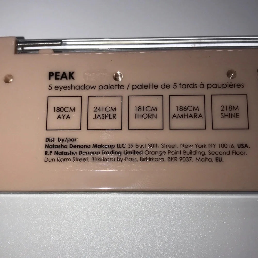 Natasha Denona Peak 5 Eyeshadow Palette